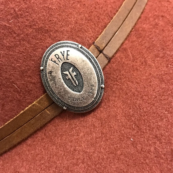 NWT FRYE Felt Dented Crown Wool Hat - Picture 7 of 8